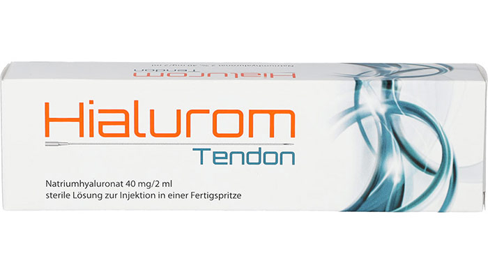 Frontansicht Hialurom Tendon Verpackung