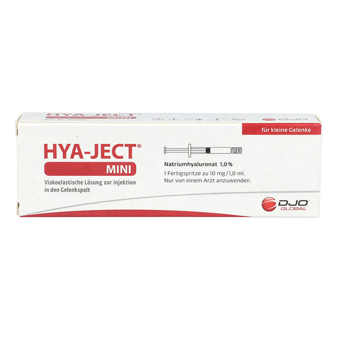 Frontansicht Hya-Ject Mini Verpackung