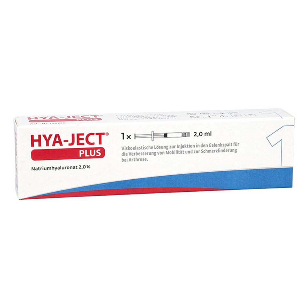 Frontansicht Hya-Ject Plus Verpackung