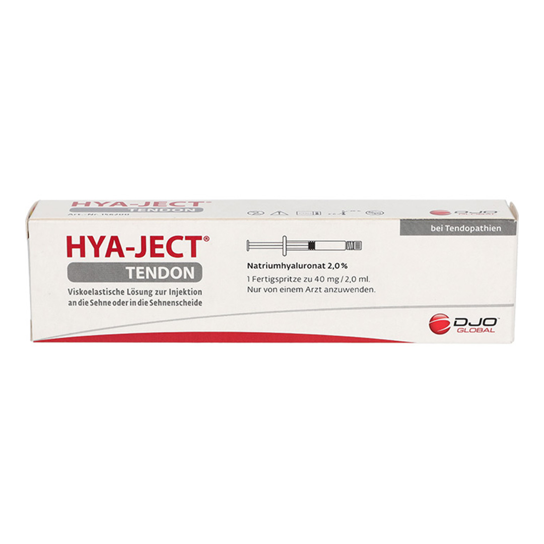 Frontansicht Hya-Ject Tendon Verpackung