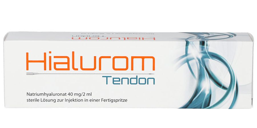 Frontansicht Hialurom Tendon Verpackung