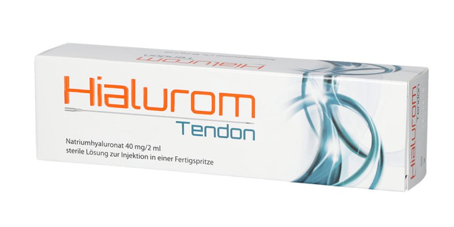 Seitenansicht Hialurom Tendon Verpackung