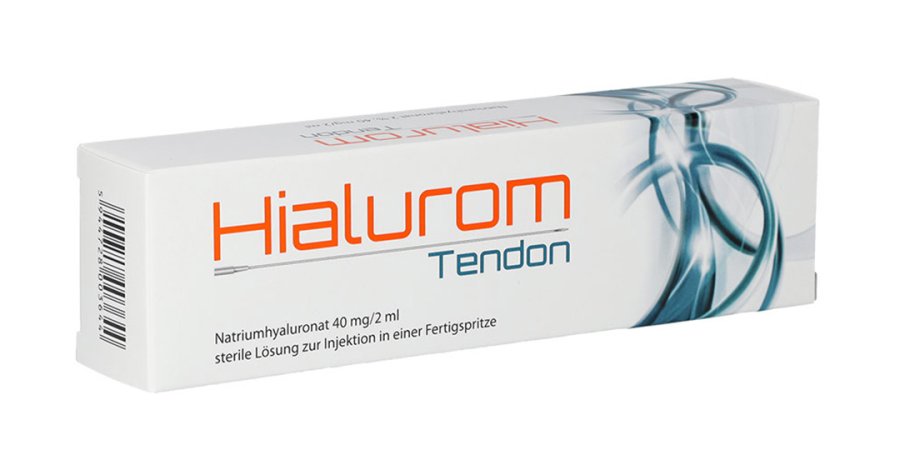 Seitenansicht Hialurom Tendon Verpackung