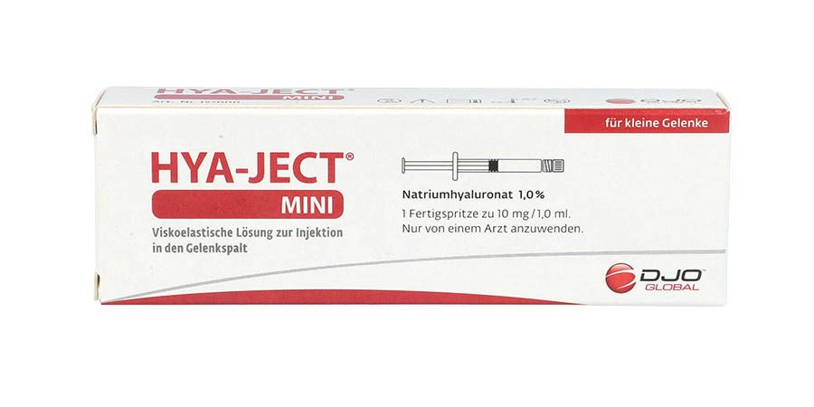 Frontansicht Hya-Ject Mini Verpackung
