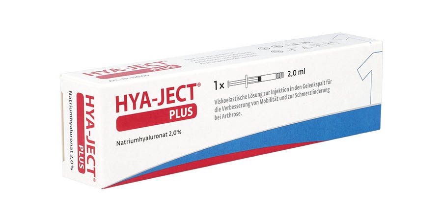 Seitenansicht Hya-Ject Plus Verpackung