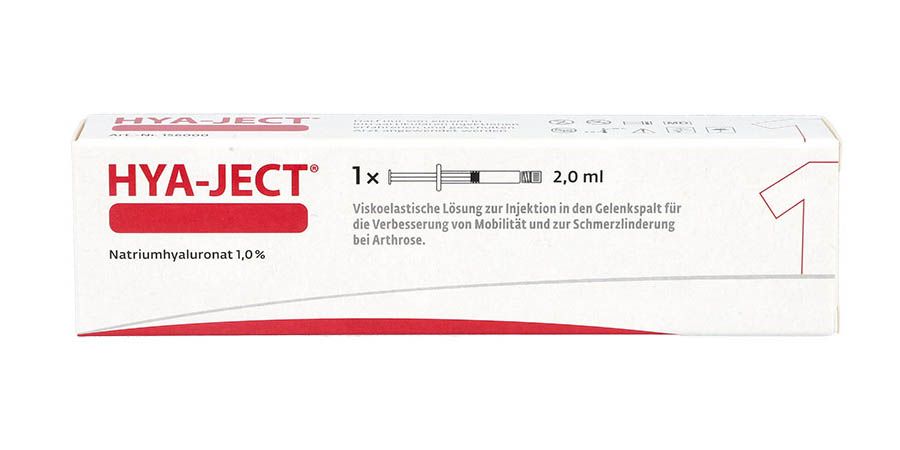 Frontansicht Hya-Ject Standard Verpackung
