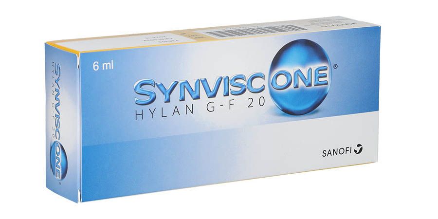 Seitenansicht Synvisc One Verpackung