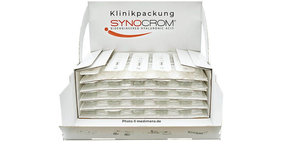 Frontansicht der geöffneten Synocrom 50er Klinikbox